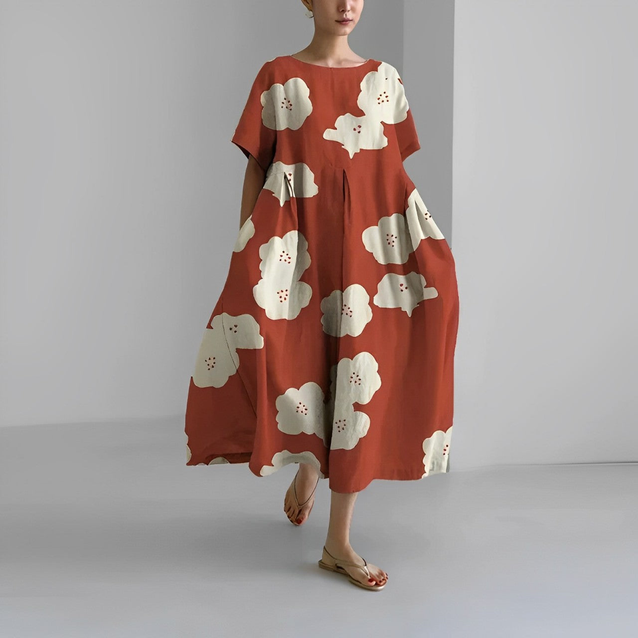 Dames zomerjurk met losse pasvorm en speelse prints – verkrijgbaar in diverse patronen