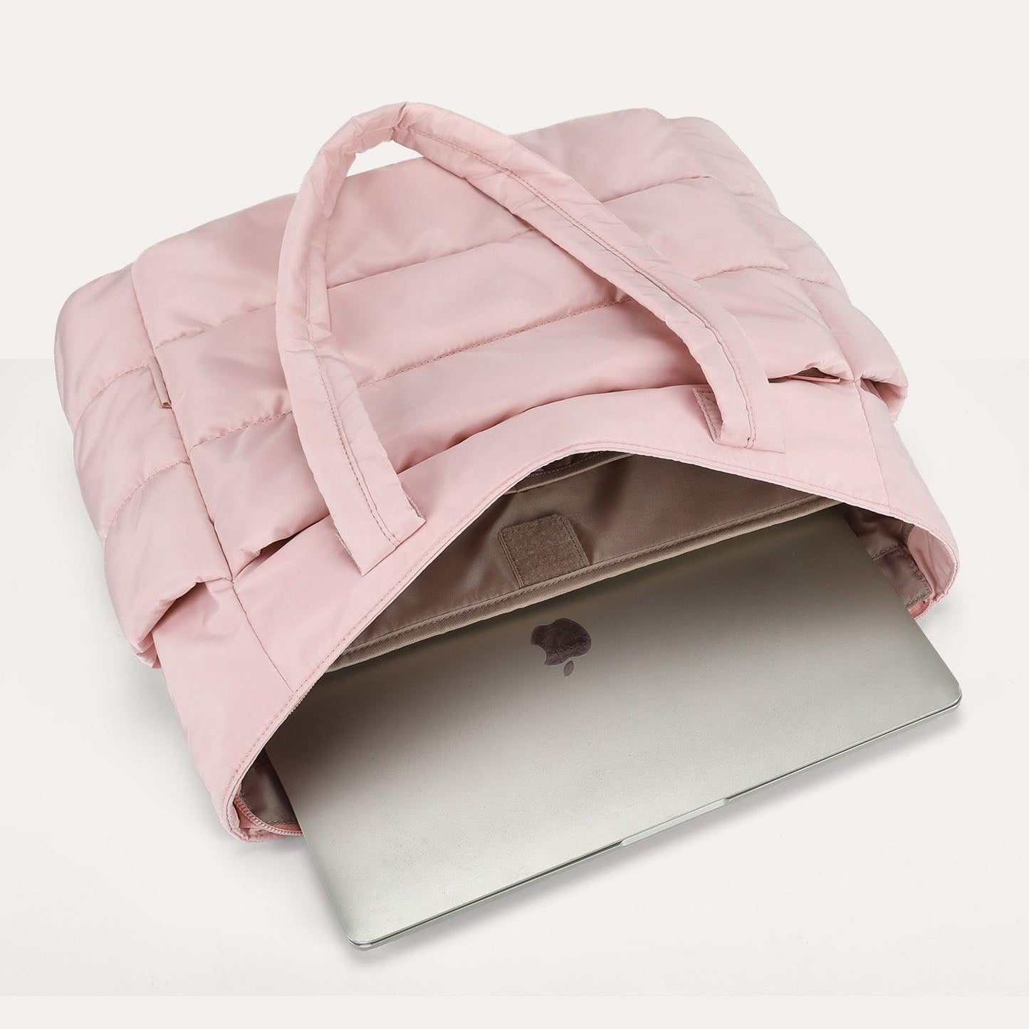 Dames shopper tas in diverse kleuren – ruime gewatteerde tote bag voor werk, school en reizen