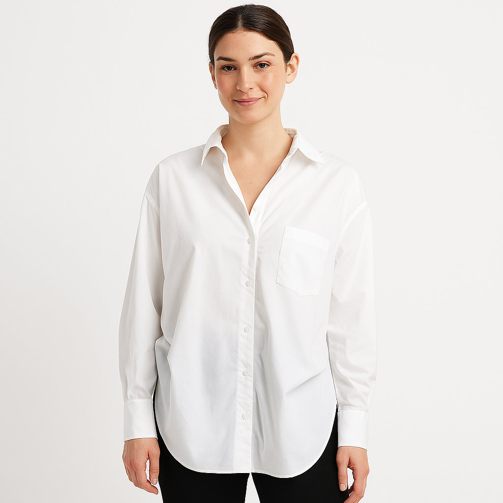 Dames zomerblouse met strepen en oversized pasvorm luchtige blouse voor warm weer en casual chic looks