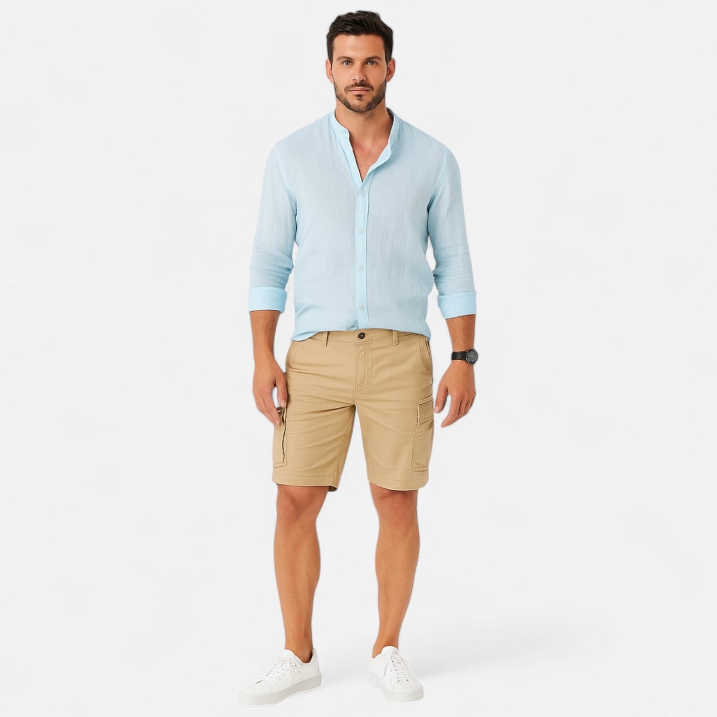Heren cargo korte broek in diverse kleuren – stoere zomershort met zakken voor casual en outdoor