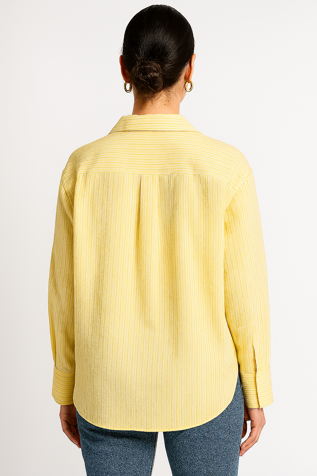 Dames zomerblouse met strepen en oversized pasvorm luchtige blouse voor warm weer en casual chic looks