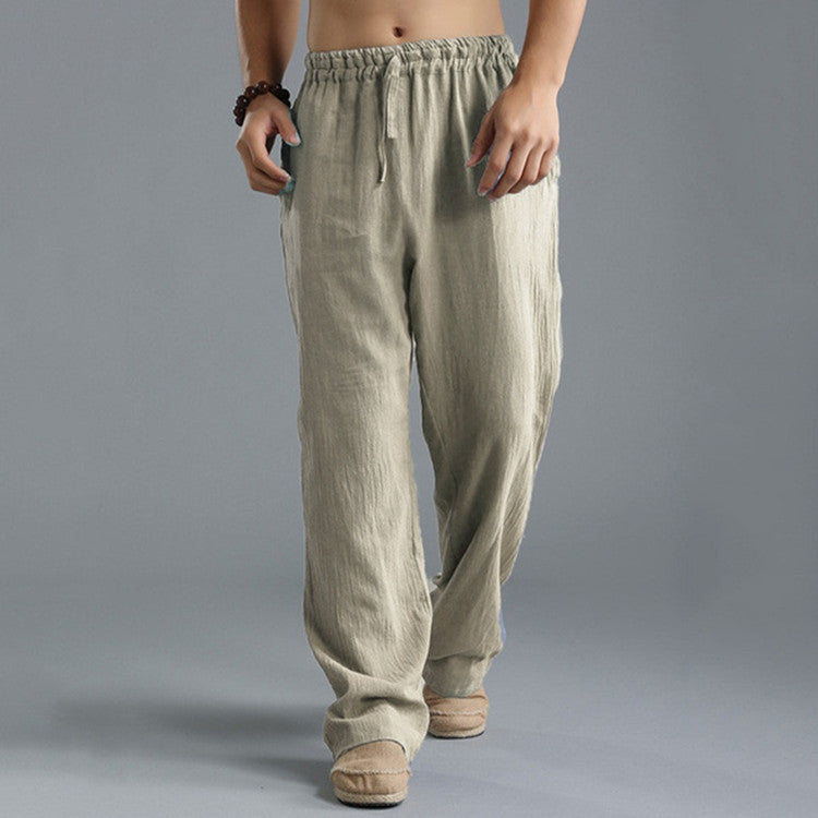 Heren loungebroek met relaxte pasvorm in diverse kleuren – luchtig comfort voor thuis en daarbuiten