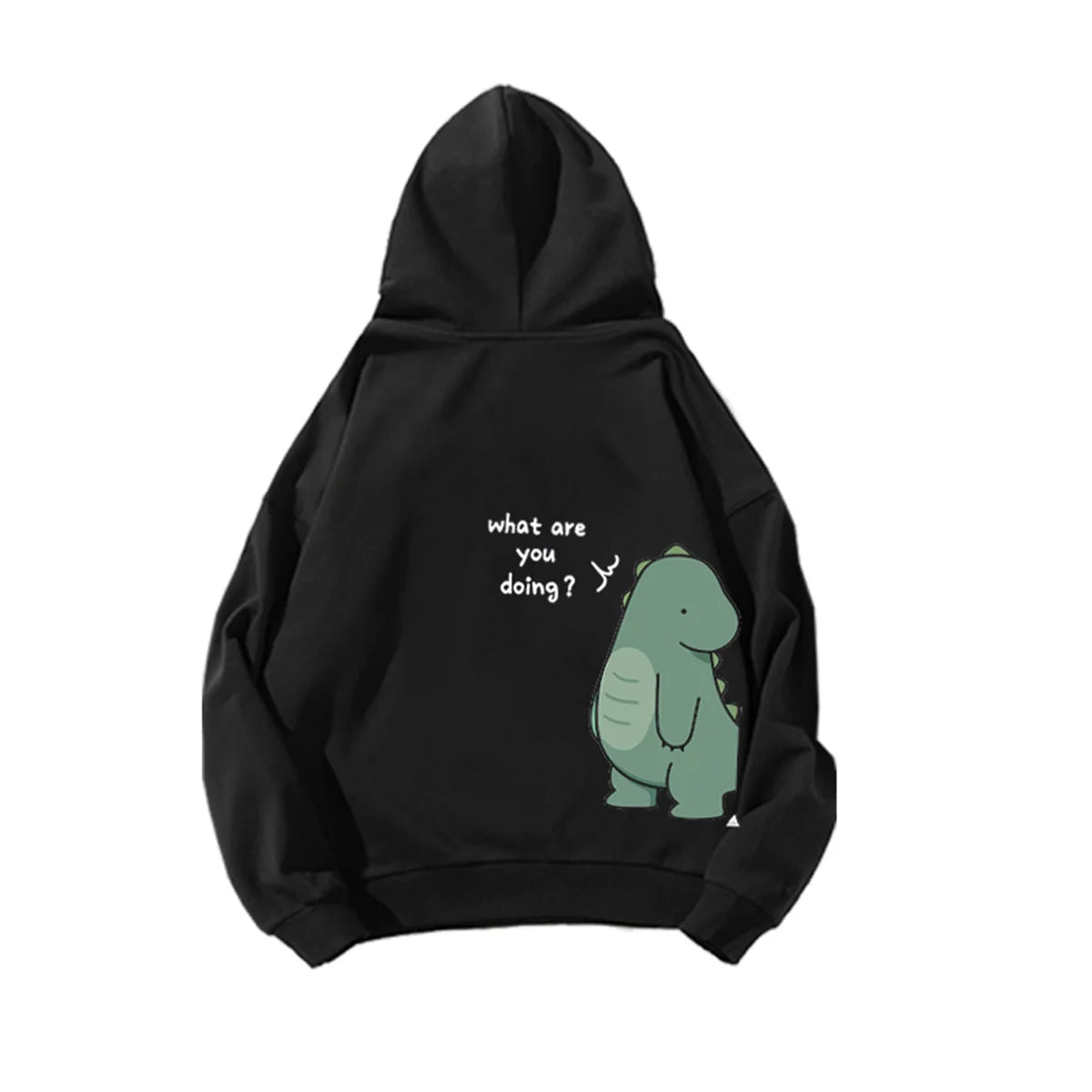 Matching hoodies voor koppels met schattige dino-print – warme unisex truien voor samen knuffelen en casual outfits