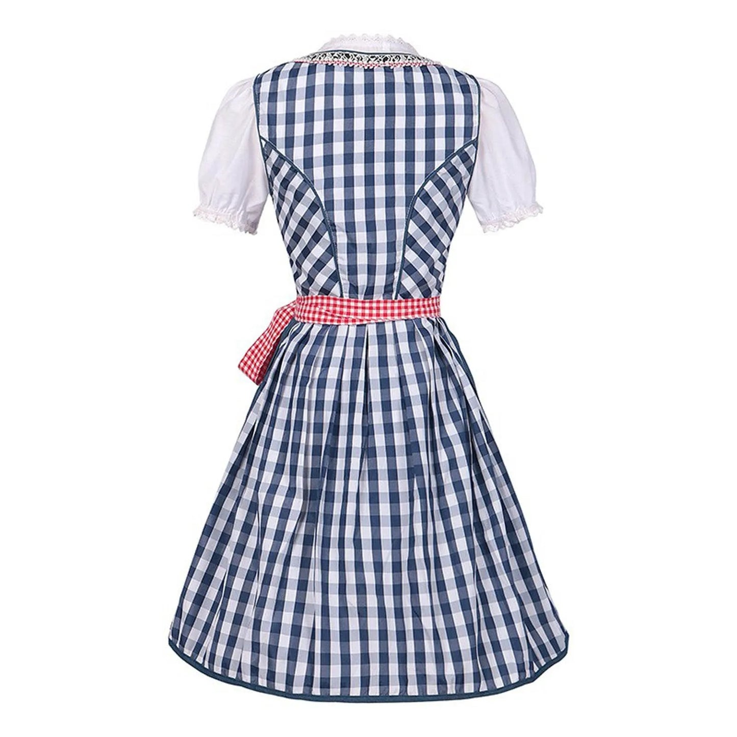 Dames Oktoberfest jurk met klassiek schortdetail in diverse stijlen