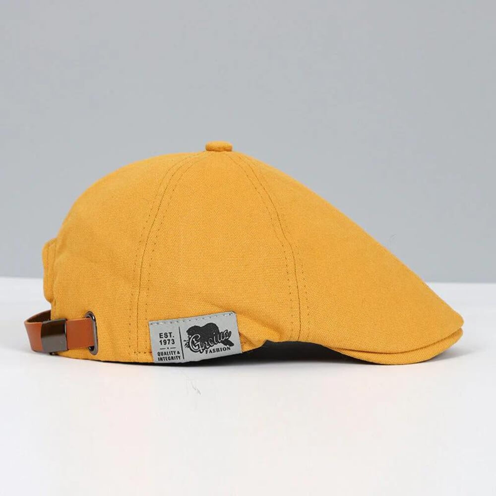 Heren platte pet in diverse kleuren – stijlvolle flat cap voor dagelijks gebruik en outdoor