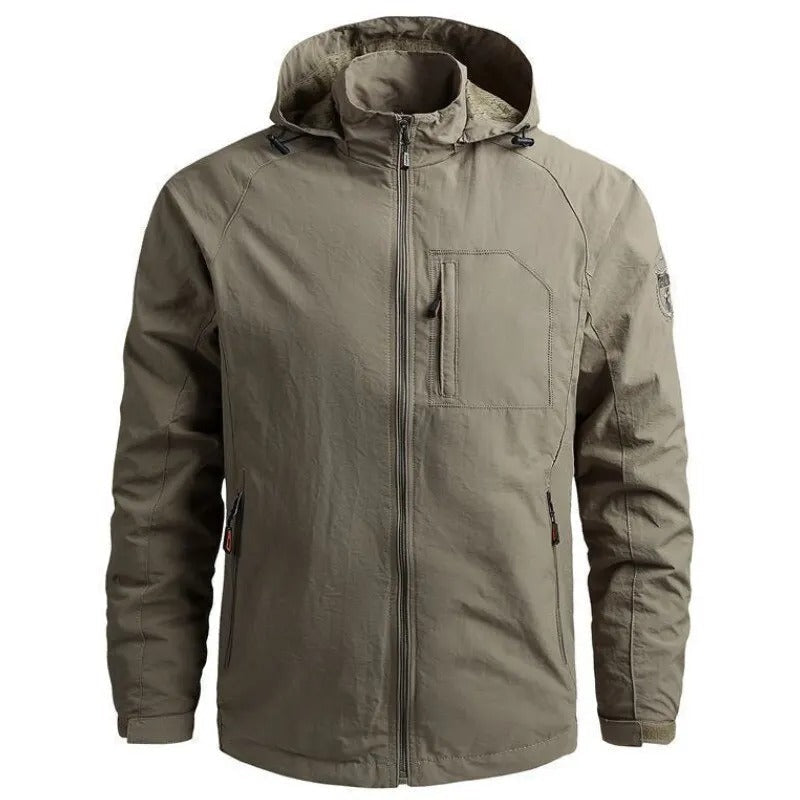 Heren lichtgewicht windjack met ritssluiting – stijlvolle voorjaars- en zomerjas met zakken, ademend en comfortabel voor dagelijks gebruik, wandelen en casual outfits