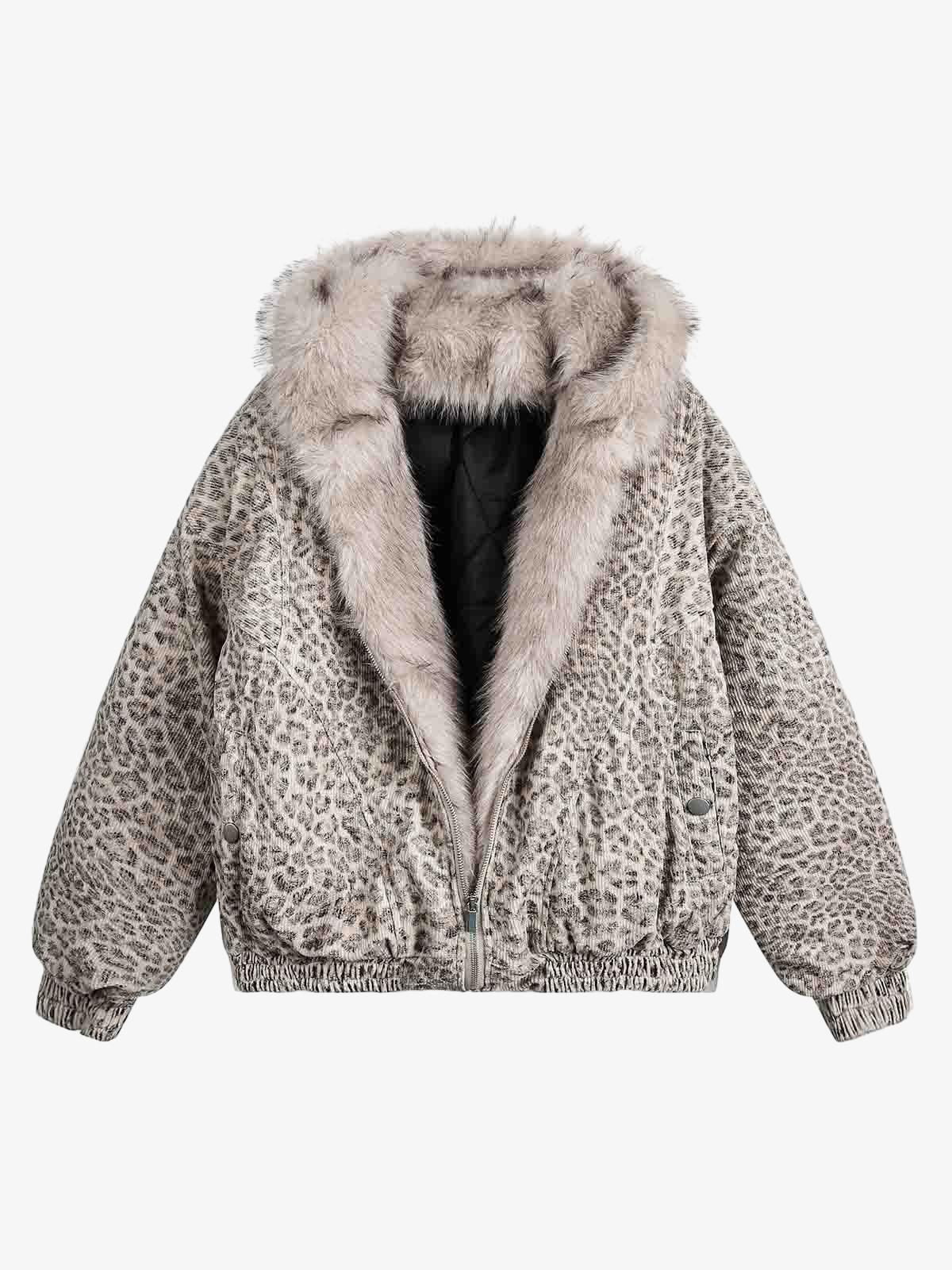Heren winterjas met capuchon en imitatiebont voering – warme bomberjas in streetwear stijl met stoere vintage look en praktische zakken