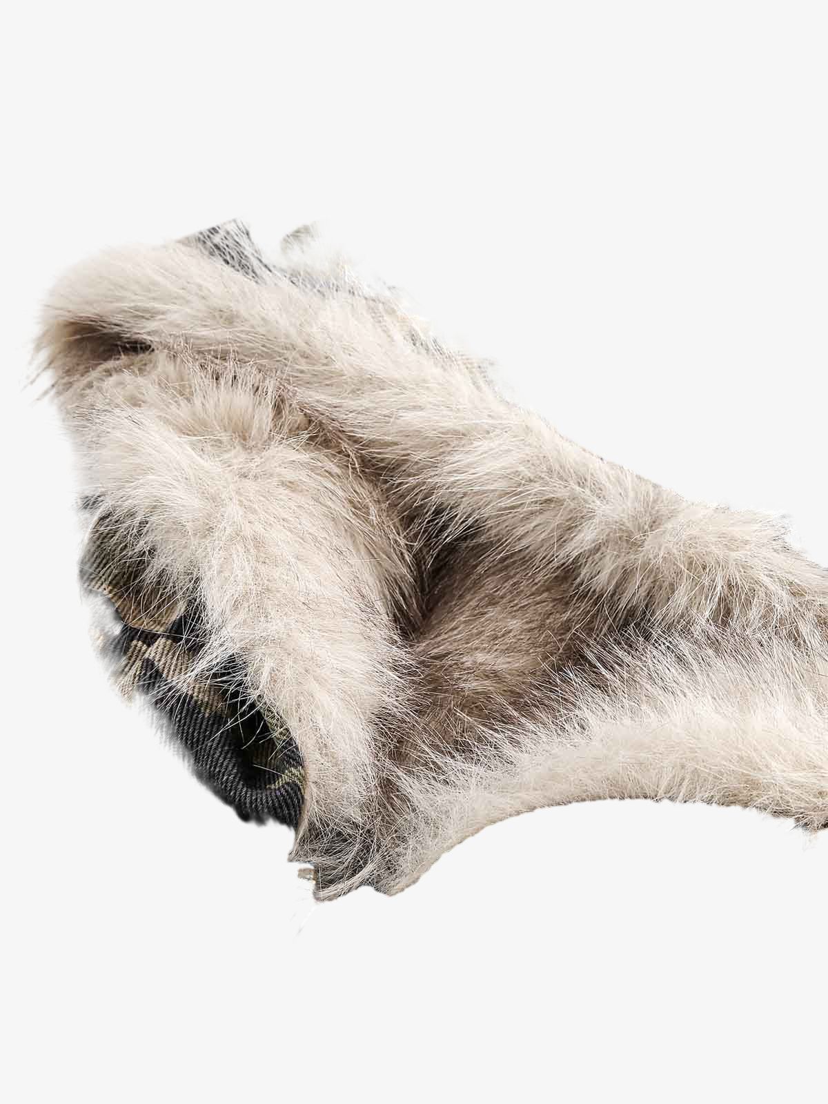 Heren winterjas met capuchon en imitatiebont voering – warme bomberjas in streetwear stijl met stoere vintage look en praktische zakken
