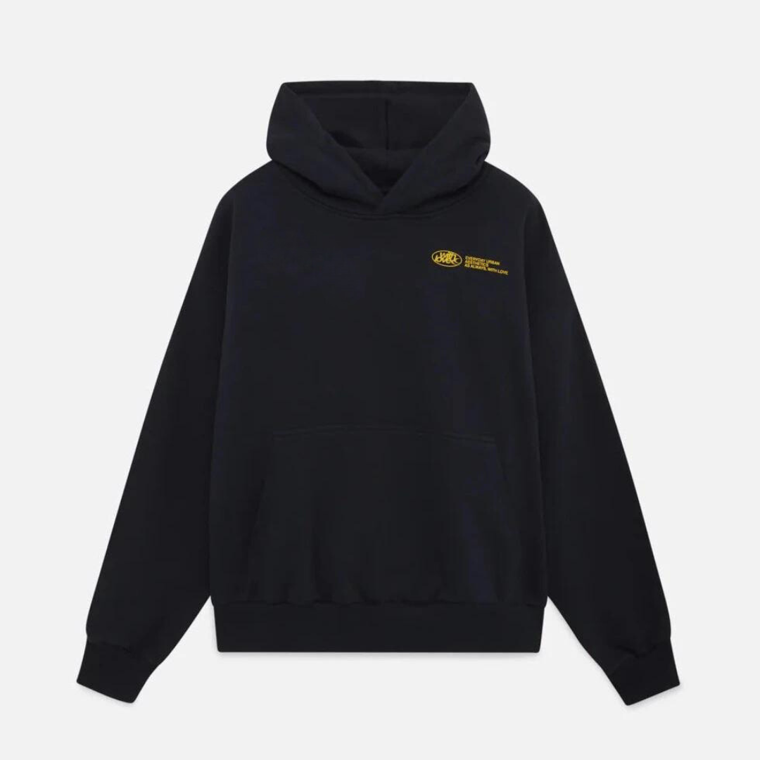 Hoodie met quote in diverse kleuren – unisex trui met capuchon en comfortabele pasvorm