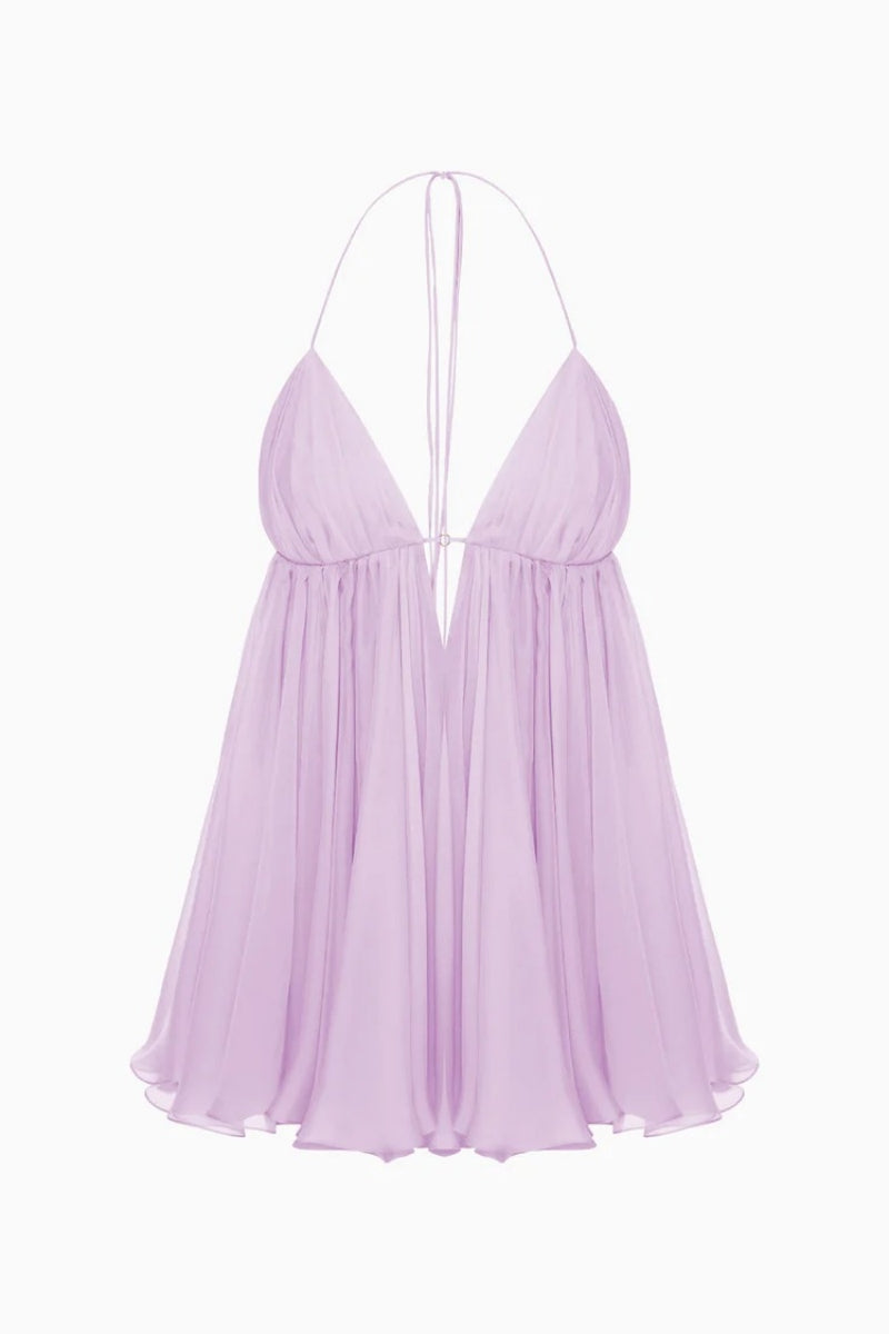 Dames halter zomerjurk met wijde rok in diverse kleuren – licht, vrouwelijk en ideaal voor warme dagen