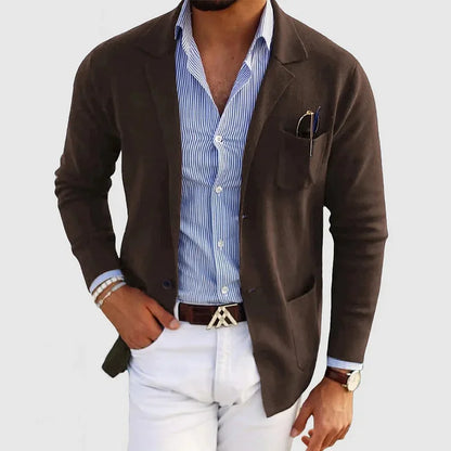 Heren blazer vest in diverse kleuren – casual colbert-look met comfortabele pasvorm