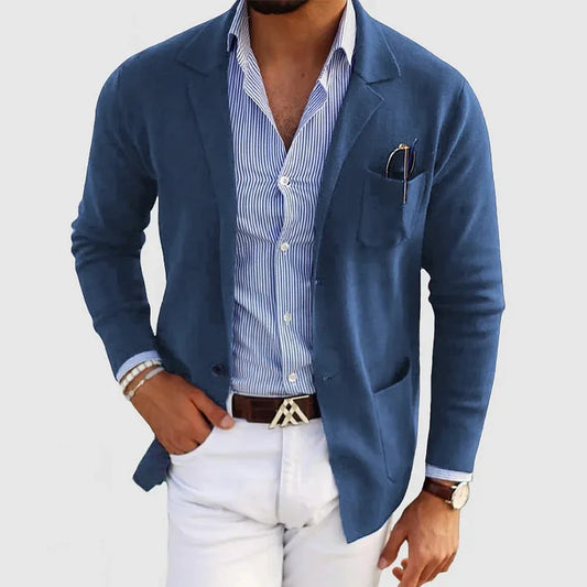 Heren blazer vest in diverse kleuren – casual colbert-look met comfortabele pasvorm
