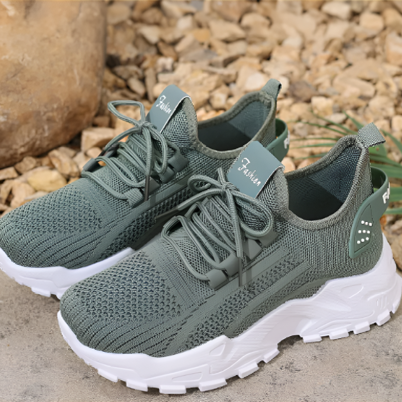 Dames sneakers met ademend mesh en dikke zool – comfortabele en trendy sportschoenen voor dagelijks gebruik in diverse uitvoeringen