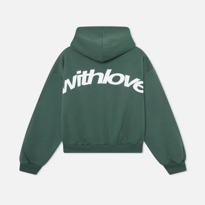 Hoodie met quote in diverse kleuren – unisex trui met capuchon en comfortabele pasvorm
