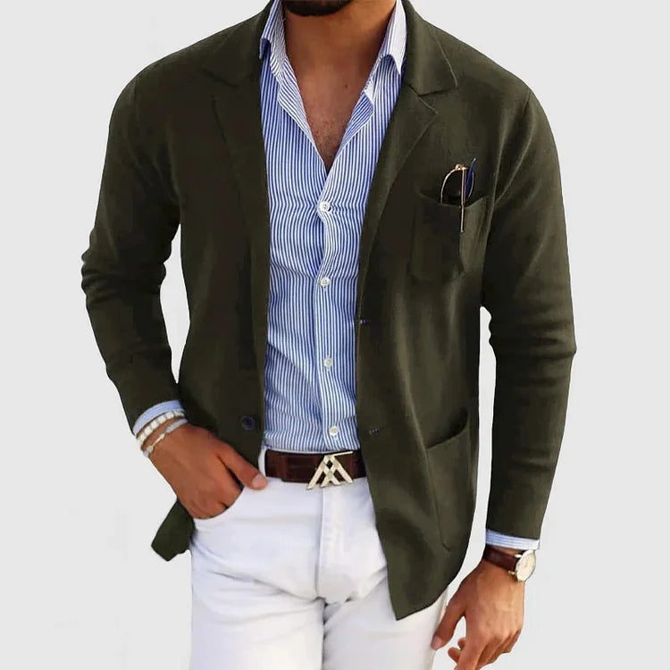 Heren blazer vest in diverse kleuren – casual colbert-look met comfortabele pasvorm