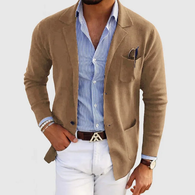 Heren blazer vest in diverse kleuren – casual colbert-look met comfortabele pasvorm