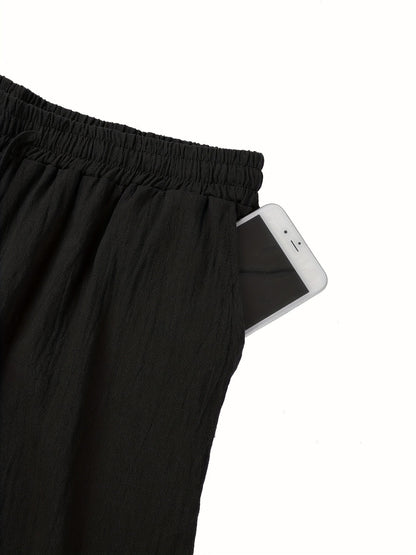 Heren loungebroek met relaxte pasvorm in diverse kleuren – luchtig comfort voor thuis en daarbuiten