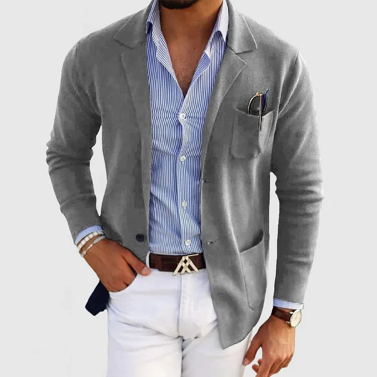 Heren blazer vest in diverse kleuren – casual colbert-look met comfortabele pasvorm