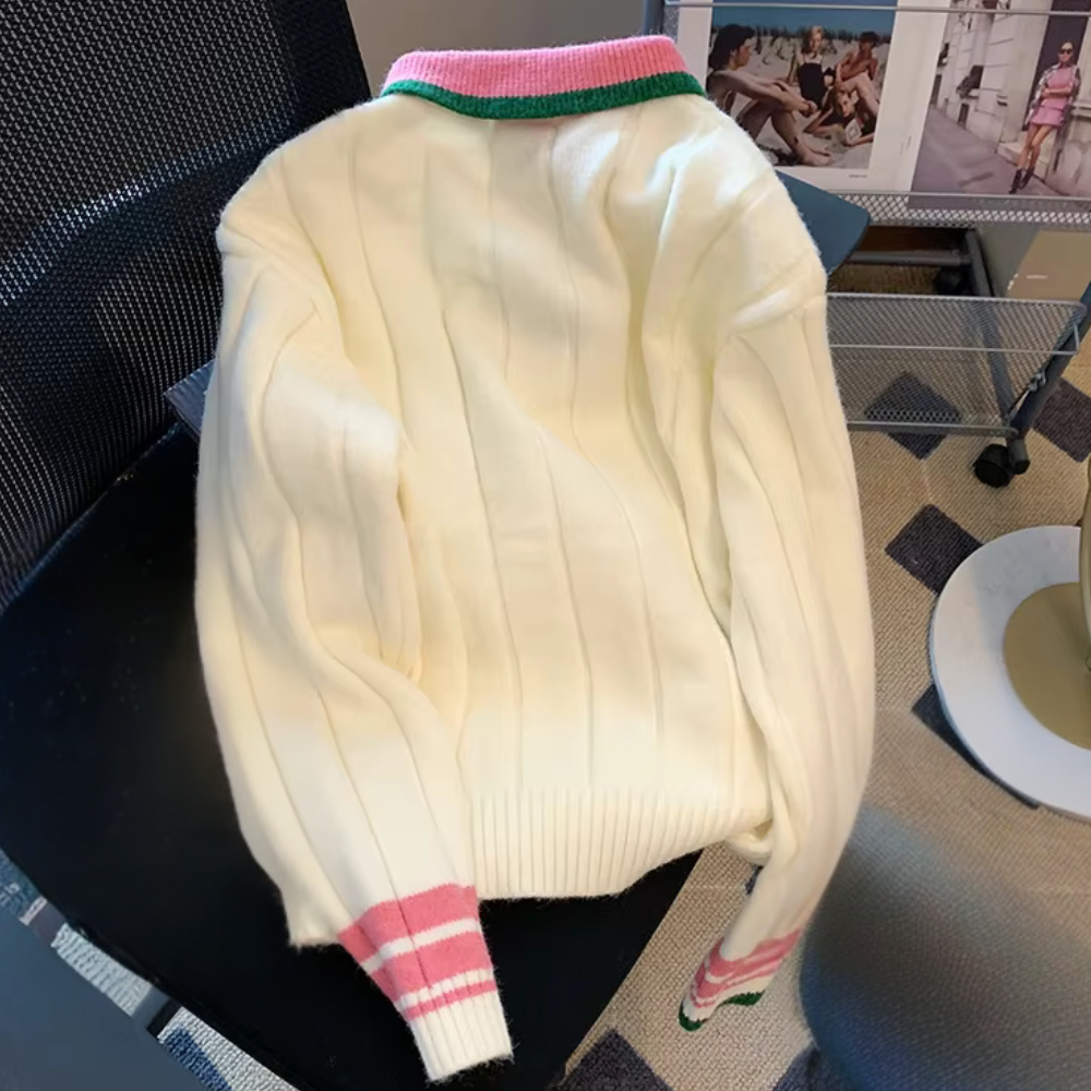 Viora - Trendy wollen trui voor dames