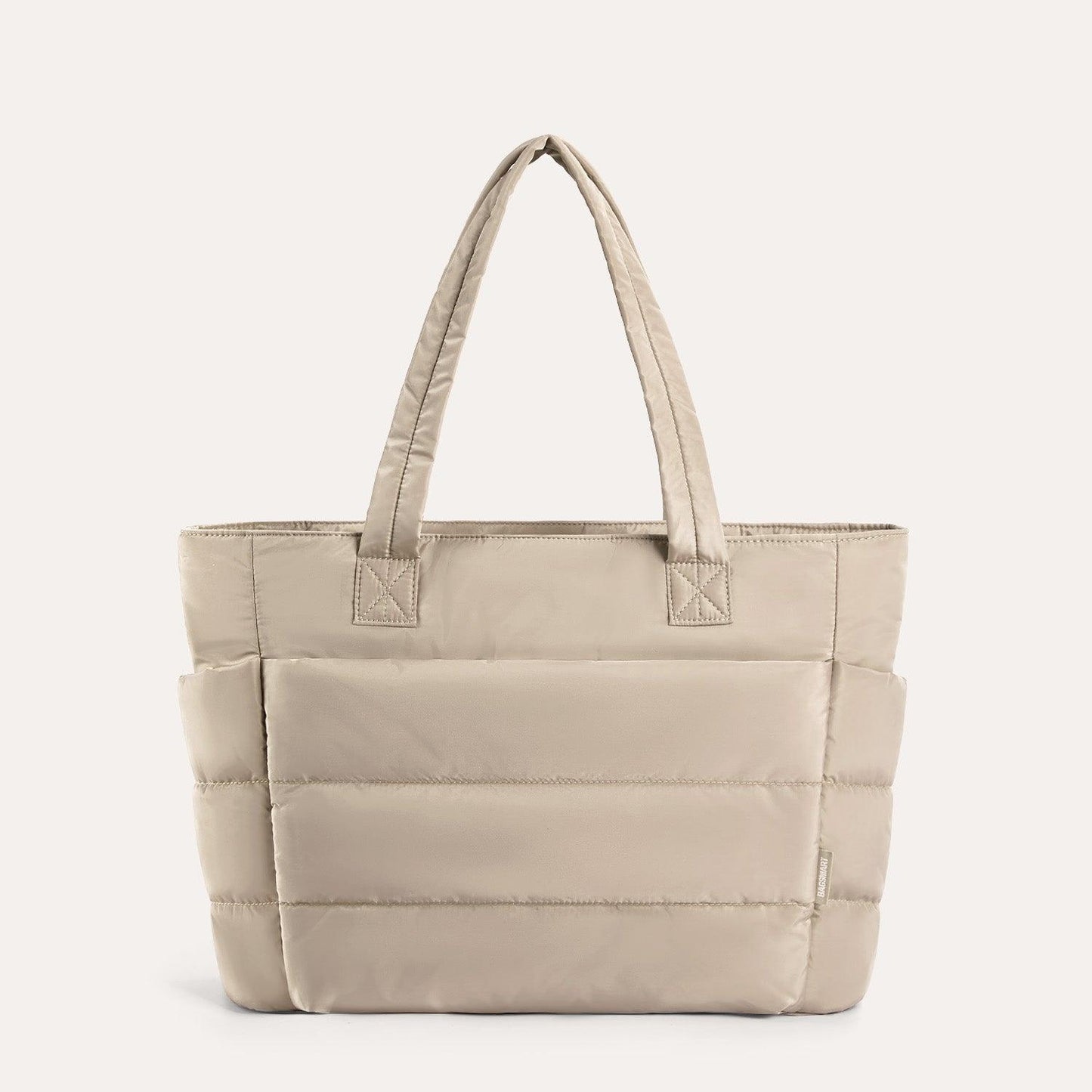 Dames shopper tas in diverse kleuren – ruime gewatteerde tote bag voor werk, school en reizen