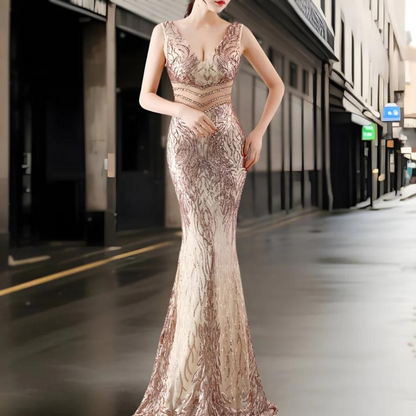 Ravena - Tijdloze Elegante Lange Jurk voor Vrouwen