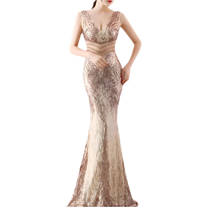 Ravena - Tijdloze Elegante Lange Jurk voor Vrouwen