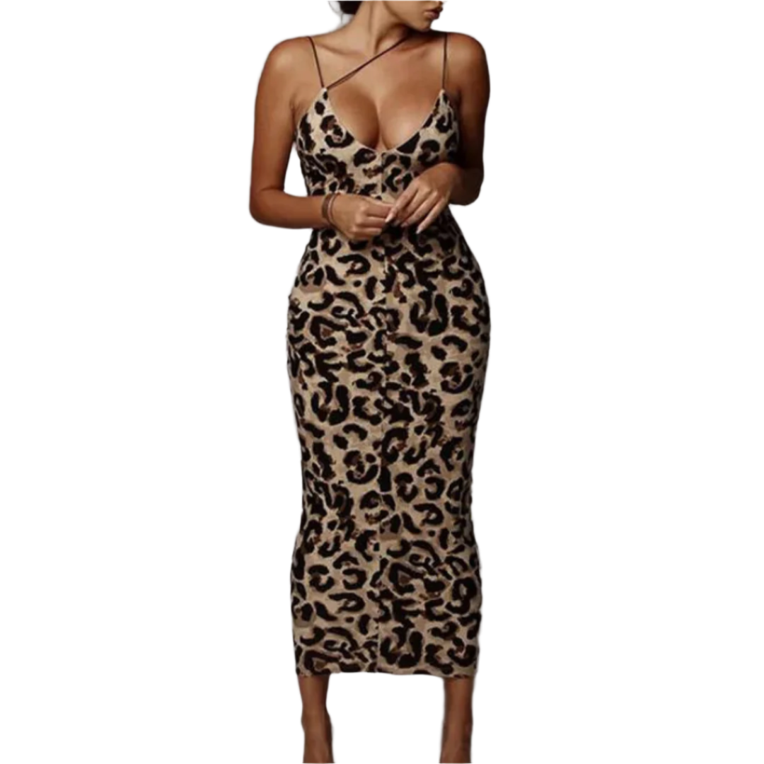 Nivina - Prachtige Maxi-jurk met dierenprint voor vrouwen