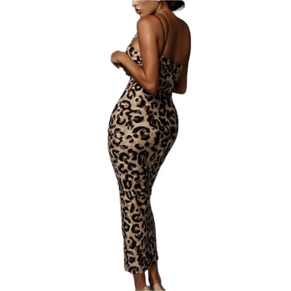 Nivina - Prachtige Maxi-jurk met dierenprint voor vrouwen