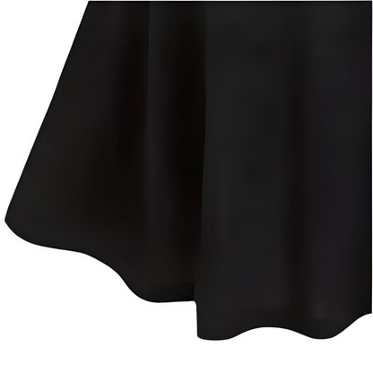 Dames Jurk met Geruit Design en Knoopdetail Asymmetrisch Model met Tailleceintuur