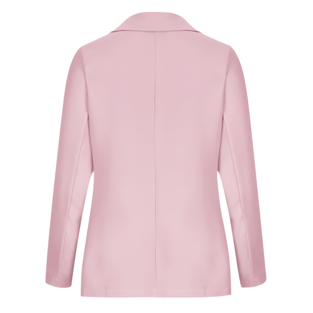Dames Blazer met Klassieke Revers en Enkele Knoopsluiting zElegant Jasje voor Kantoor en Casual Looks