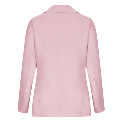 Dames Blazer met Klassieke Revers en Enkele Knoopsluiting zElegant Jasje voor Kantoor en Casual Looks