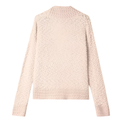 Dames vest met open voorkant en zachte grofgebreide textuur Comfortabel en stijlvol voor elke dag