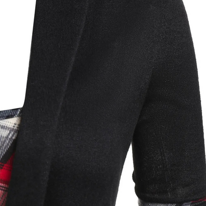 Dames tuniek top met rood ruitpatroon en verstelbare zoom Comfort met een speelse twist