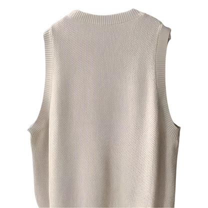 Dames Gebreid Mouwloos Vest Comfortabele Losse Pasvorm voor Casual Lagenstijl