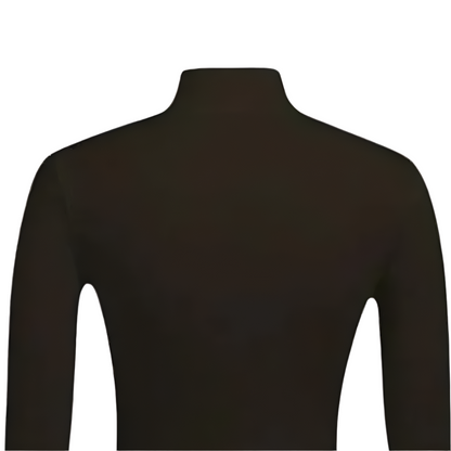 Fiorra - Sweater met hoge hals en kruislingse omslag voor dames