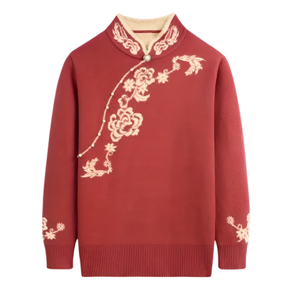 Esme - Vintage bloemen trui voor dames