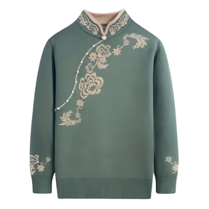 Esme - Vintage bloemen trui voor dames