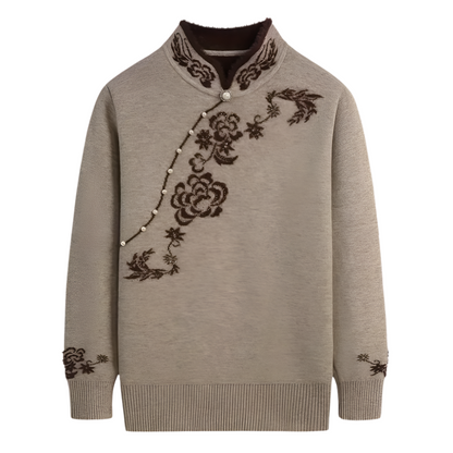 Esme - Vintage bloemen trui voor dames
