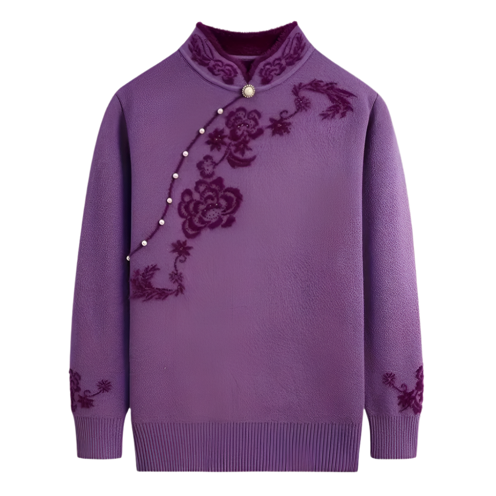 Esme - Vintage bloemen trui voor dames