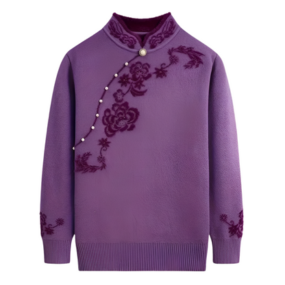Esme - Vintage bloemen trui voor dames