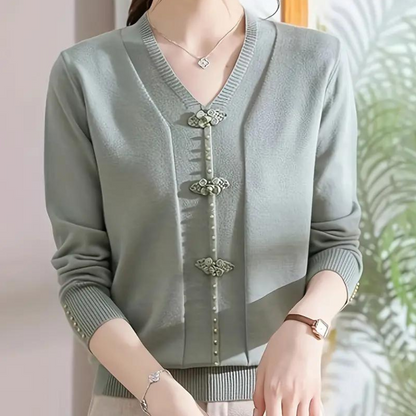 Zara - Elegante V-hals trui voor dames