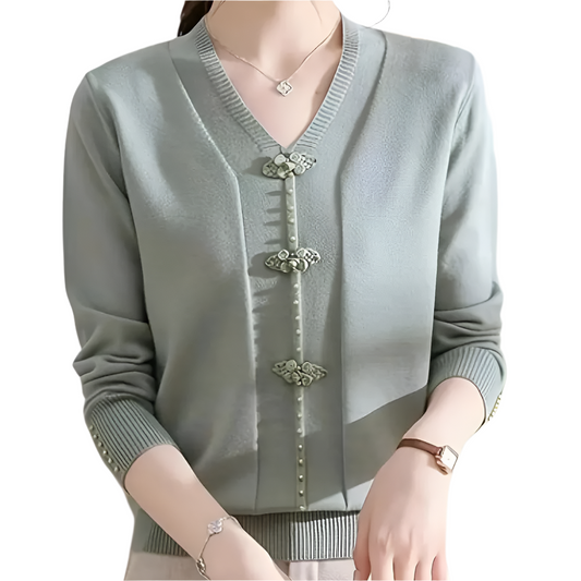 Zara - Elegante V-hals trui voor dames