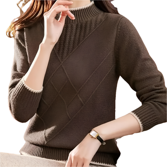 Miora - Casual Vrouwen Halve Coltrui met Comfort