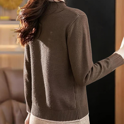 Miora - Casual Vrouwen Halve Coltrui met Comfort