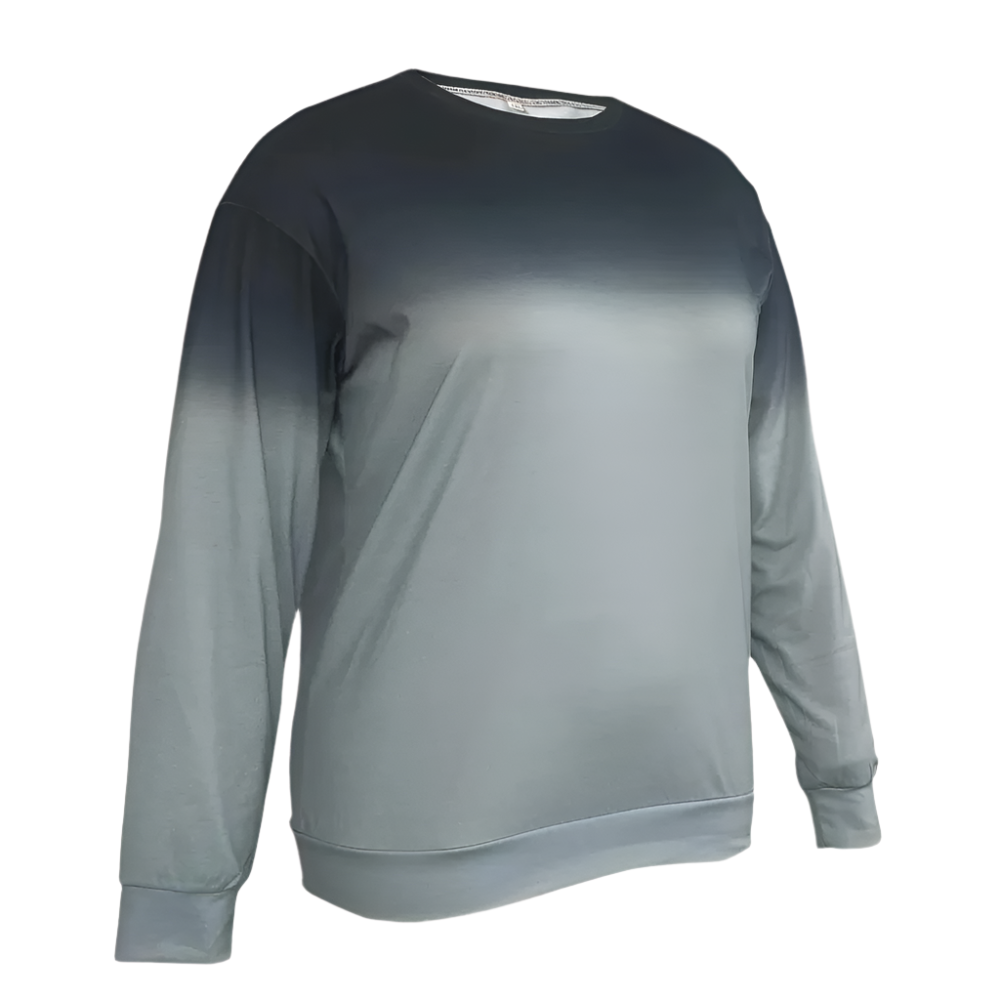 Ivess - Modieus dames sweatshirt met kleurverloop