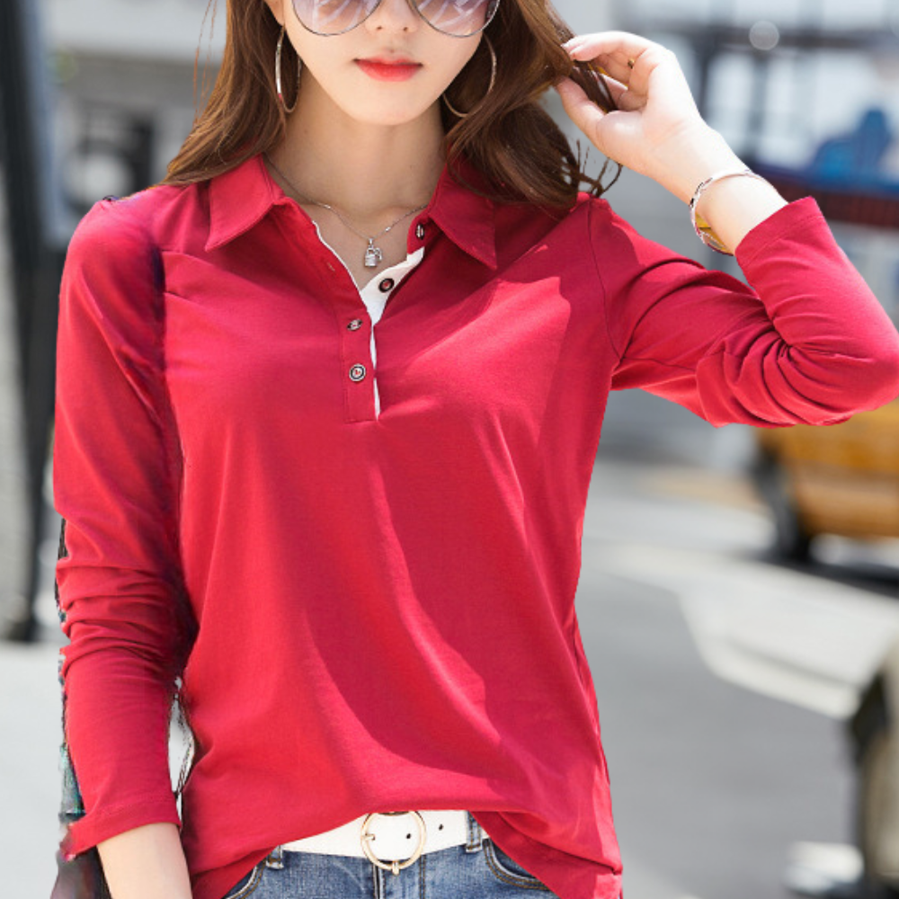 Zara - Casual T-shirt van katoen voor dames