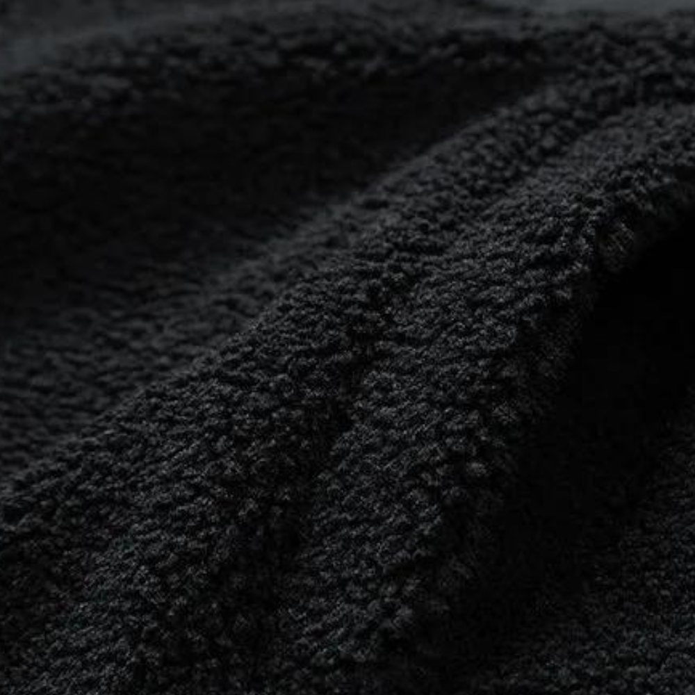 Heren Outdoor Fleece Jas met Ritssluiting en Verstevigde Details Warme Jas voor Dagelijks Gebruik en Avontuur