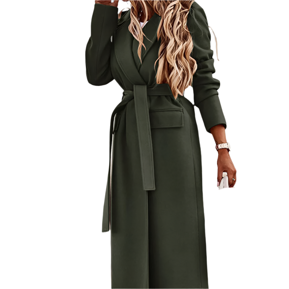 Vianette - Elegante Maxi Jas voor Vrouwen