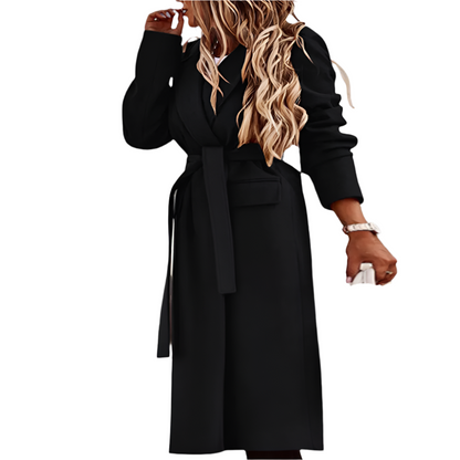 Vianette - Elegante Maxi Jas voor Vrouwen