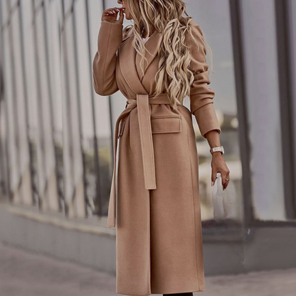 Vianette - Elegante Maxi Jas voor Vrouwen